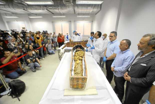 Es la primera restauración que recibe el sarcófago desde que Howars Carter descubrió la tumba del faraón Tutankamón en 1922. 