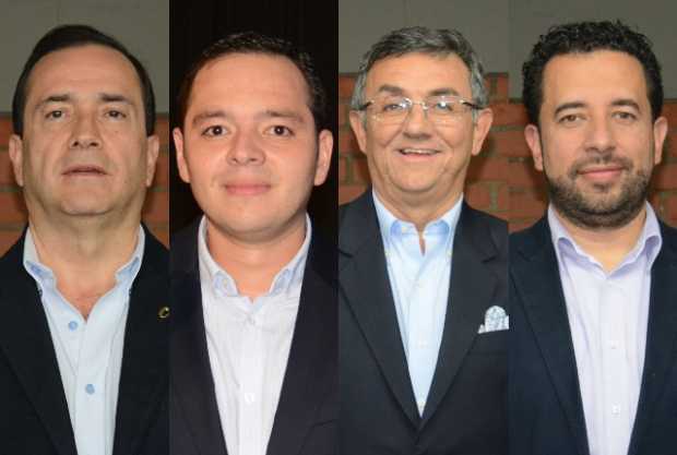 Jorge Hernán Yepes, Carlos Mario Marín, Jorge Hernán Mesa y Andrés Felipe Betancourth.