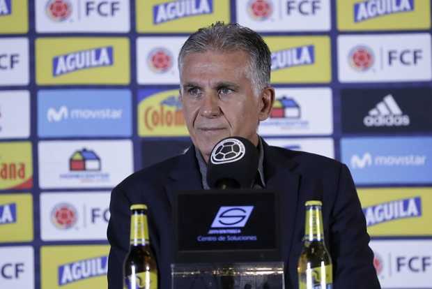 Queiroz le hará retoques a la Selección Colombia para el juego ante Venezuela