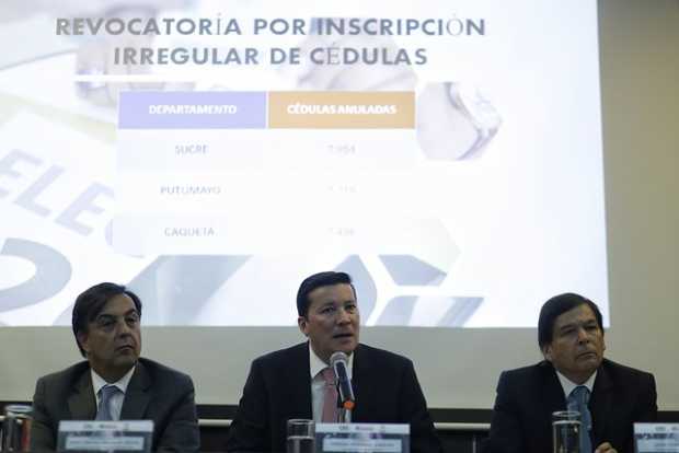 Consejo Nacional Electoral deja sin efecto la inscripción de 915.853 cédulas 