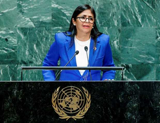 Delcy Rodríguez acusa a Iván Duque de mentir sobre Venezuela 