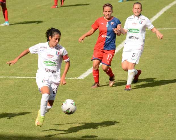Once Caldas debutó este año en la Liga Femenina. El equipo utilizó a 18 jugadoras, pero solo cinco profesionales, entre ellas An
