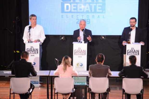 Un debate sereno entre los candidatos a la Gobernación de Caldas