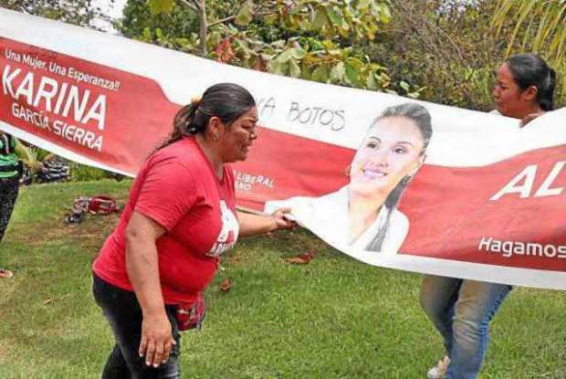 Según las autoridades, Mayimbú está implicado en el asesinato de la candidata liberal a la Alcaldía de Suárez (Cauca), Karina Ga