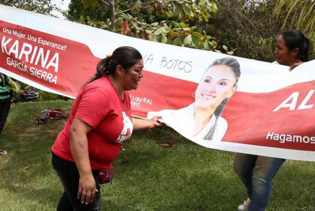 Según las autoridades, Mayimbú está implicado en el asesinato de la candidata liberal a la Alcaldía de Suárez (Cauca), Karina Ga