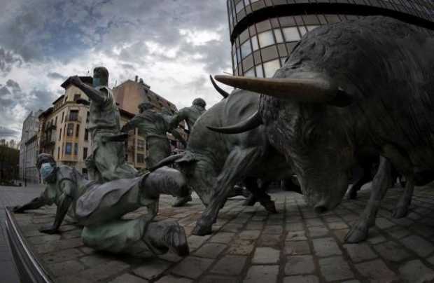 Suspendidos las fiestas de toros en España conocidas como los Sanfermines 