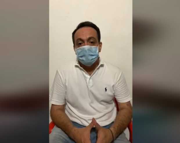 Captura del video que publicó Freddy Saldaña. 