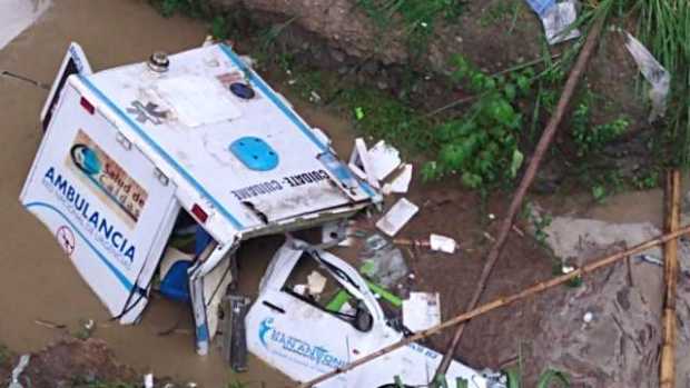 En accidente falleció conductor de ambulancia de Marmato