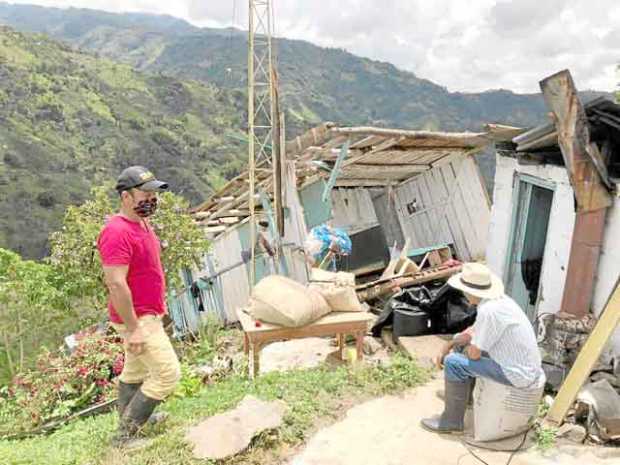 Desolación dejó el vendaval en el corregimiento de Bolivia (Pensilvania).