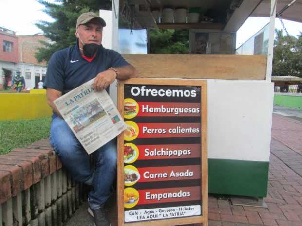Un Champion para tertuliar en el Parque La Candelaria en Riosucio