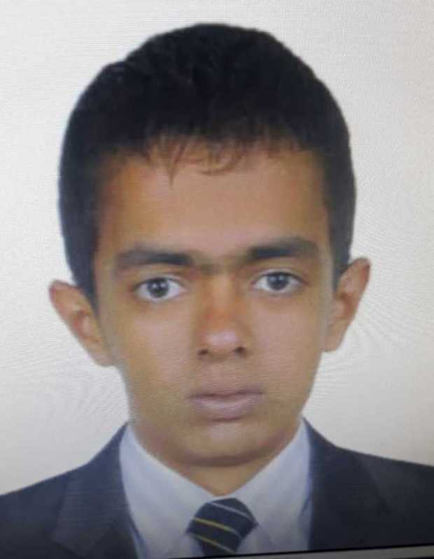 Brayan Stiven Bernal Cardona, nacido en Manizales, pero vivía en Arauca. Buscan a la familia. 