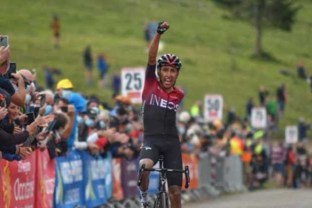 Egan Bernal gana la etapa reina de la Ruta de Occitania en Francia y alcanza el liderato