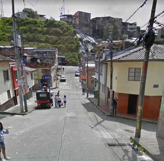 En esta cuadra ocurrió el robo.