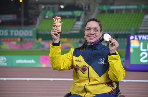 Érica Castaño, atleta paralímpica y campeona mundial.