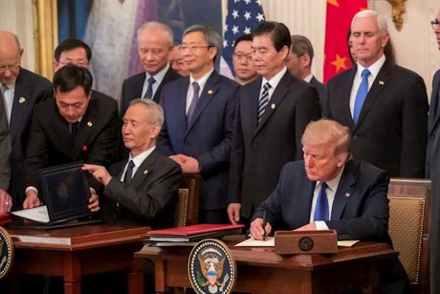 EE.UU. y China sellan primera fase del acuerdo comercial