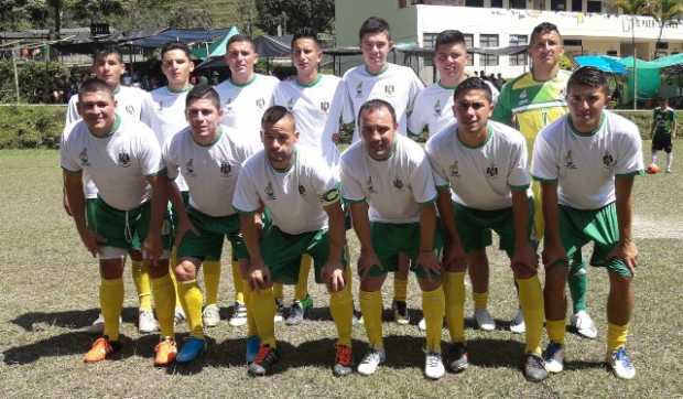 Nómina de Pensilvania que obtuvo el subcampeonato de la Copa Reyes en Nariño (Antioquia).