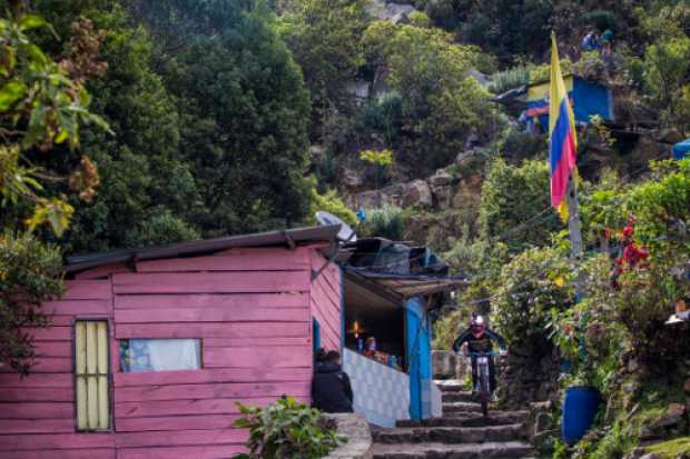 Para los ciclomontañistas, Monserrate es la pista más dura en la que compiten.