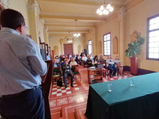 El encuentro se realiza en la Gobernación de Caldas. 