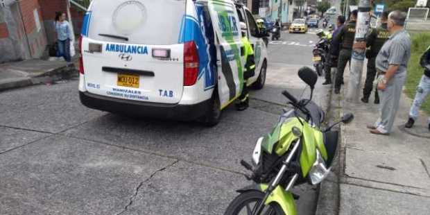 Moto atropelló a menor en El Guamal