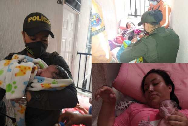 Policía atendió parto en un corredor del barrio La Avanzada