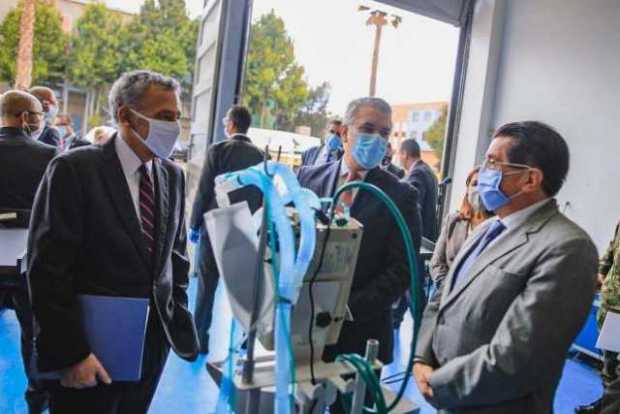 Estados Unidos donó a Colombia 200 ventiladores para enfrentar la pandemia por la covid-19 