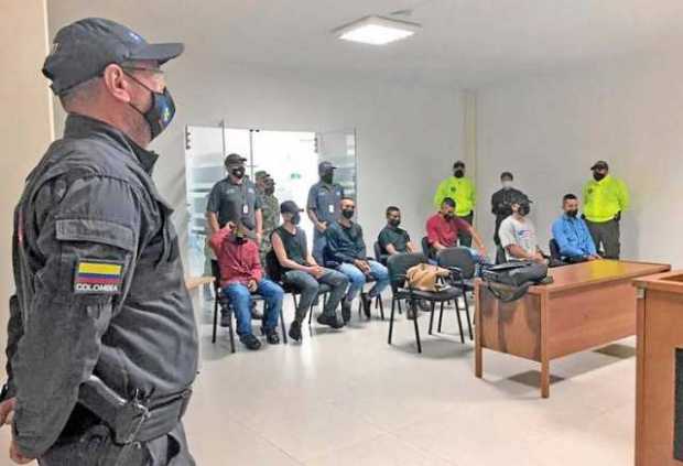 Foto | Cortesía Fiscalía | LA PATRIA La audiencia de imputación de cargos contras los militares se llevó acabo ayer en Pereira.
