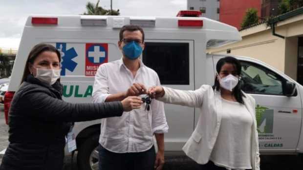 En Marulanda estrenan ambulancia En Marulanda estrenan ambulancia