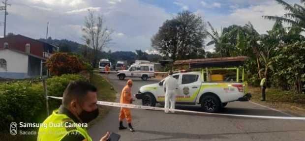 El accidente en Anserma