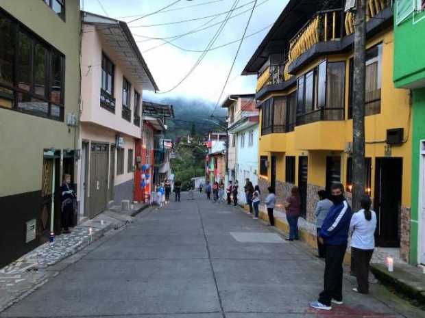 El Rosario en la calles de Manzanares 