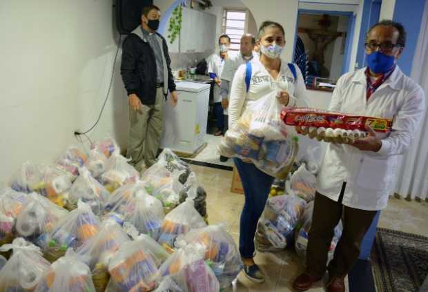 El Banco de Alimentos en Manizales se convirtió en despensa de las familias