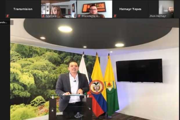 Alcalde, Carlos Mario Marín, instala segundo periodo de sesiones ordinarias en el Concejo de Manizales