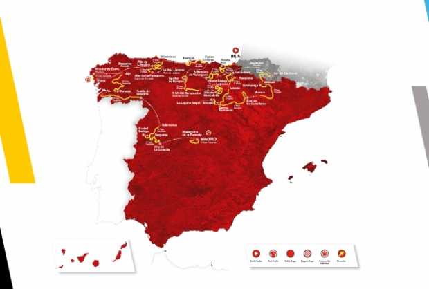 Vuelta a España presenta su recorrido definitivo: 18 etapas