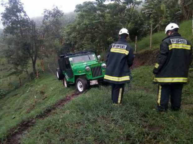 Este es el terreno en el que se previno el accidente del campero.