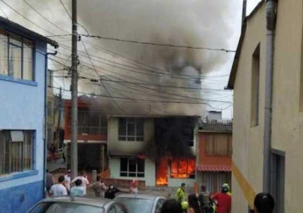 Campaña por Chano, damnificado de incendio en La Enea ayer