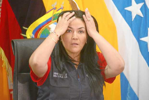 Foto | EFE | LA PATRIA La ministra de Salud de Ecuador, Catalina Andramuño, precisó que los cinco nuevos casos surgieron tras el