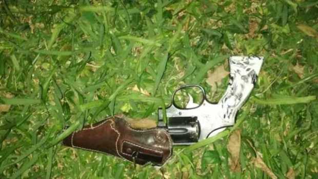 El arma que le hallaron a Pituche.