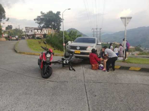 Se presentaron ocho accidentes viales en Manizales 