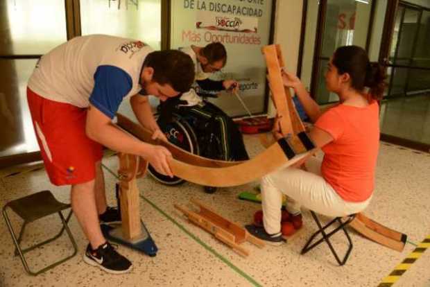 Con rediseño de elementos deportivos, le dan una mano al Boccia 