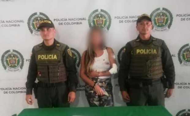 La detenida