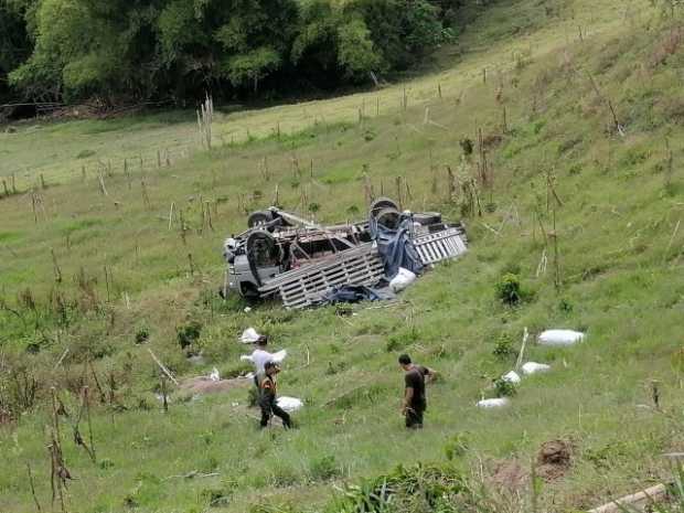 Dos lesionados en accidente en Villamaria