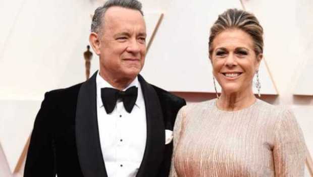 Tom Hanks y su esposa, Rita Wilson Tom Hanks y su esposa, Rita Wilson