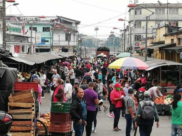 Cierran ingreso a la Galería de Manizales