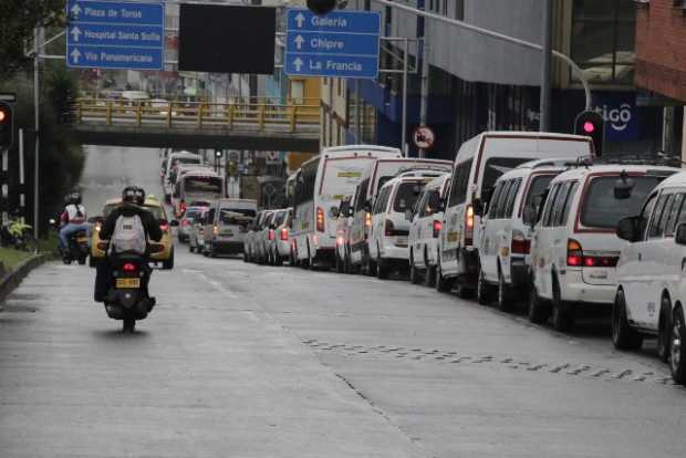 Empresas de transporte intermunicipal y especial de Manizales se unieron a protesta nacional