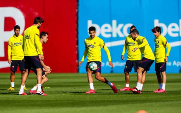 Barcelona retoma los entrenamientos grupales 