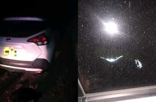 El carro del afectado