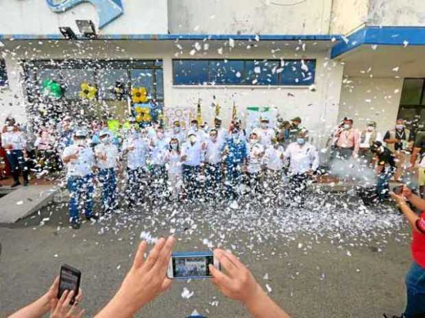 Foto | cortesía | LA PATRIA Acompañados por la lluvia