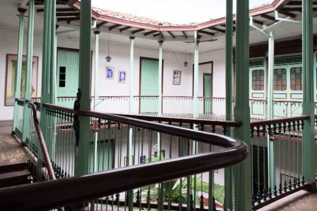 Así se ve la segunda planta de la Casa de la Cultura Rodrigo Jiménez Mejía.