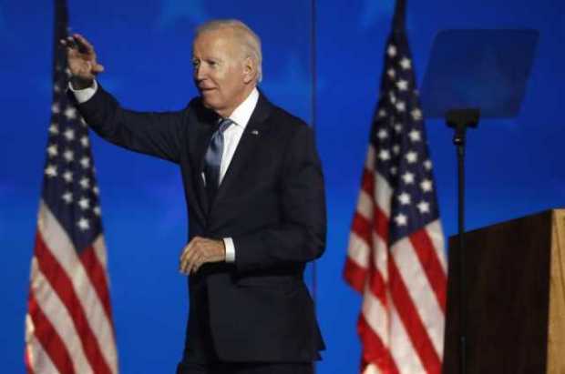 Candidato demócrata y exvicepresidente de EE.UU., Joe Biden. 