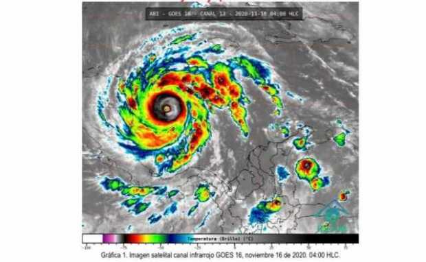 El huracán Iota alcanza la categoría 4 y se acerca a San Andrés Y Centroamérica