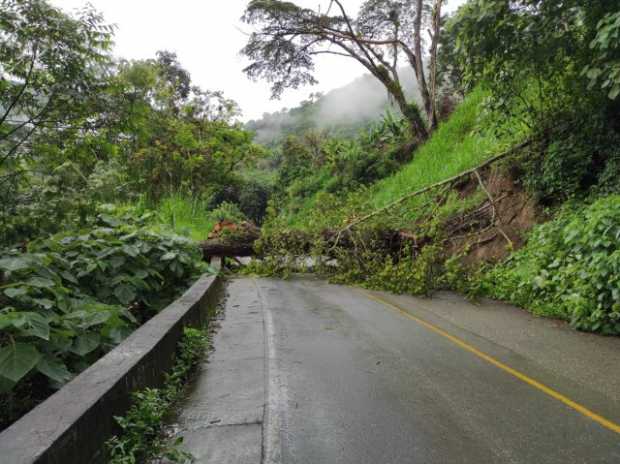 Lluvias provocan deslizamientos en el Norte, Occidente y Oriente de Caldas